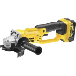 Dewalt DCG412M2-QW Şarjlı Avuç Taşlama 18V/4.0 Ah Li-Ion Çift Akü