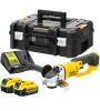 Dewalt DCG412M2-QW Şarjlı Avuç Taşlama 18V/4.0 Ah Li-Ion Çift Akü